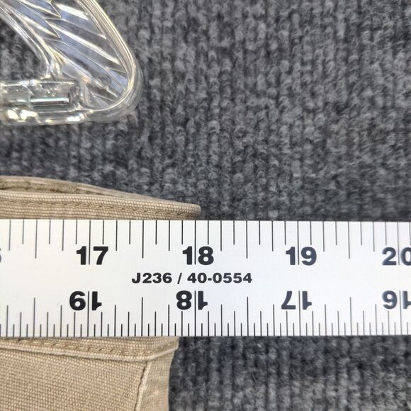 Duluth Trading Co. Men's Flex Fire Hose Cargo Pants Tan Size 36x32 Flat Front - Picture 14 of 15